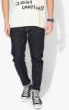 Scotch & Soda Navy Blue Dark Mid Rise Slim Fit Jeans men