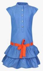 Scullers Kids Blue Casual Dress girls