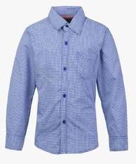 Scullers Kids Blue Casual Shirt boys