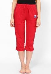 Sdl By Sweet Dreams Spicy Red Capri women