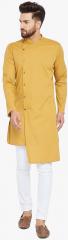 See Designs Mustard Solid Kurta men