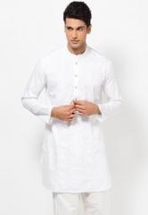 See Designs Solid White Kurta men