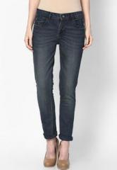 Sf Jeans By Pantaloons Blue Solid Jeans women