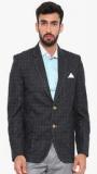 Shaftesbury London Dark Grey Checked Blazer men