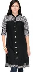 Shakumbhari Black Printed Tunic women