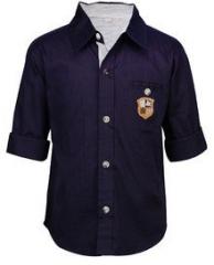 Shopper Tree Black Casual Shirt boys