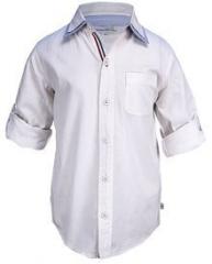 Shopper Tree White Casual Shirt boys