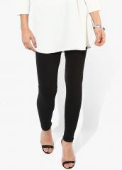 Shree Black Solid Leggings women