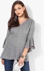 Shree Grey Printed Tunic women