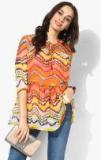 Shree Orange Printed Tunic women