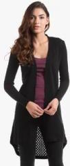 Shuffle Black Solid Shrug women