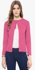 Skidlers Fuchsia Solid Shrug women