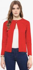 Skidlers Red Solid Shrug women