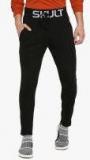 Skult By Shahid Kapoor Black Straight Fit Track Pants men