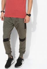 Skult By Shahid Kapoor Olive Green Slim Fit Joggers men