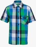 Slub Junior Blue Casual Shirt Boys