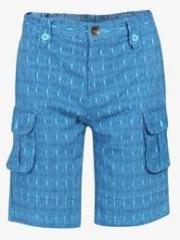 Slub Junior Blue Shorts boys