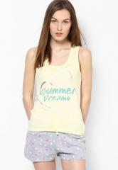 Slumber Jill Yellow Nightwear Set women