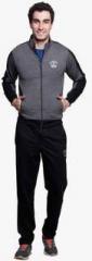 Smag Black Solid Tracksuits men