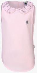 Smiley World Pink Casual Top girls