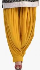 Sohniye Yellow Solid Patiala Salwar women