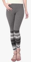 Soie Grey Printed Leggings women