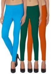 Soie Multicoloured Solid Leggings women