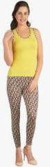 Soie Yellow Solid Pyjama Set women