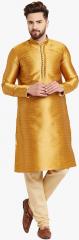 Sojanya Golden Self Pattern Kurta Pyjama men