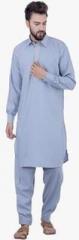 Sojanya Light Blue Solid Kurta Pyjama men