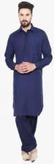 Sojanya Navy Blue Kurta Pyjama men