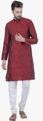 Sojanya Red Printed Kurta Pyjama men