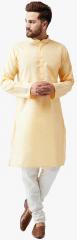 Sojanya Yellow Solid Kurta men