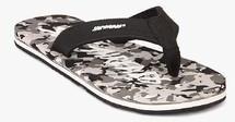 Sole Threads Sparta Military Black Flip Flops men