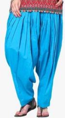 Soundarya Aqua Blue Solid Bottom & Dupatta Set women