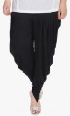 Soundarya Black Solid Heram Pant women