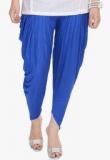 Soundarya Blue Solid Heram Pant Women