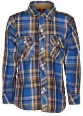 Spark Blue Casual Shirt boys