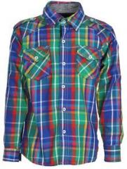 Spark Green Casual Shirt boys