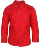 Spark Red Casual Shirt Boys