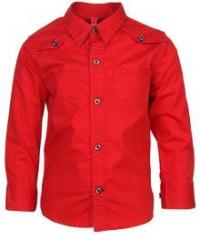 Spark Red Casual Shirt boys