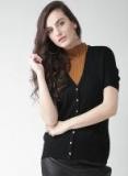 Species Women Black Solid Cardigan