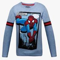 Spiderman Blue Round Neck T Shirt boys