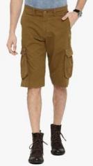 Sports 52 Wear Khaki Solid Shorts men