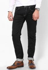 Spykar Black Slim Fit Jeans men