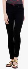 Spykar Black Solid Mid Rise Skinny Fit Jeans women