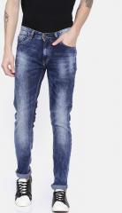 Spykar Blue Ultra Skinny Fit Low Rise Stretchable Jeans men