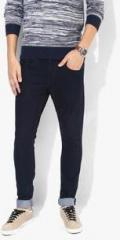 Spykar Navy Blue Low Rise Skinny Fit Jeans men