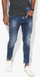 Spykar Navy Blue Washed Low Rise Slim Fit Jeans Men