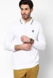 Spykar Off White Polo T Shirt Men